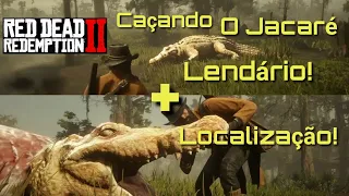 CAÇA E LOCALIZAÇÃO DO JACARÉ LENDÁRIO! - Red Dead Redemption 2