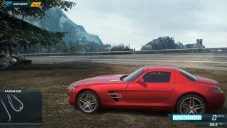 MERCEDES - BENZ SLS AMG FULL THROTTLE AND DRIFTING 🚀🚀🔥🔥/ NFS MOST WANTED 2012