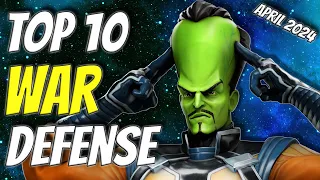 Top 10 War Defense Teams | April 2024 | Marvel Strike Force