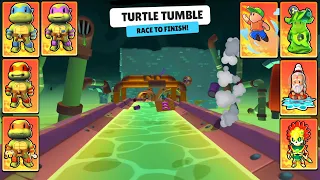 NEW MAP TURTLE TUMBLE & NEW SPECIAL EMOTE POWER JUMP  | Stumble Guys Beta 0.70