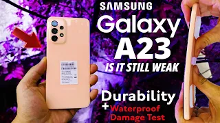 SAMSUNG GALAXY A23 5G Durability Test - ONLY ONE FLAW SUFFERED.