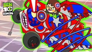 Super Captain Bus Eater vs Plane Eater #2 | D2D Ben 10