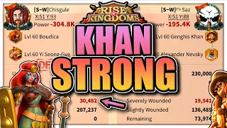 Genghis Khan Test Results [Relic Museum Buff] Rise of Kingdoms