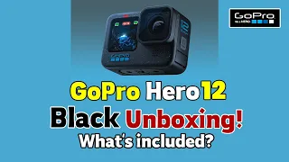 GoPro HERO12 Black Action Camera - What,s included? | unboxing