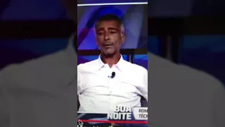 Romário talking about when scored 3 gols and left to Brazil