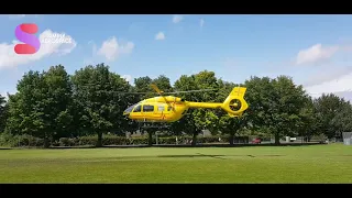 Airbus H145 G-HEMC Startup and Takeoff from Ely (UK)