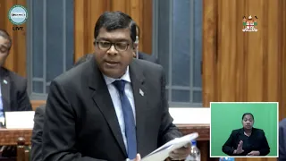 Minister for Agriculture updates Parliament on the Ministry's programmes