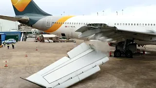 Plane Wing Falls Off