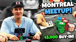 Table MANIAC keeps going ALL IN BLIND!! Can we call?! | Poker Vlog #203