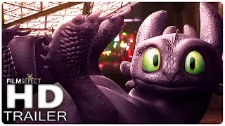 HOW TO TRAIN YOUR DRAGON 3: All NEW Trailers + Clips (2019)