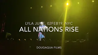 “All Nations Rise” ~Lyla June 02FEB19 NYC