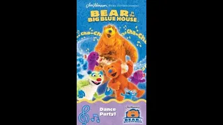 Opening To Bear in the Big Blue House: Dance Party! 2002 VHS