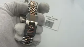 ROLEX - Datejust 41, Oyster, 41mm, Oystersteel and everose gold jubilee bracelet