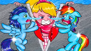 OH NO! MY LITTLE PONY Rainbow Dash And Soarin Break Up 💔 | Love Story Animated | Annie Channel