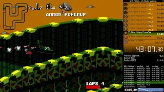 "Rock n' Roll Racing" (Sega Genesis): "VS Mode, Veteran" speedrun in 1:16:03 [WR]