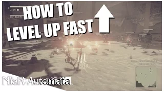 NieR: Automata | HOW TO LEVEL UP FAST- BEST FARMING SPOT- UPDATE VIDEO!!