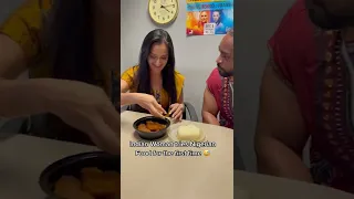 Indian women tries Nigerian food first time