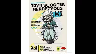 Suasana di Citra Indah Jonggol BOGOR Java Scooter Rendzvous JSR XI  2 - 3 Desember 2017