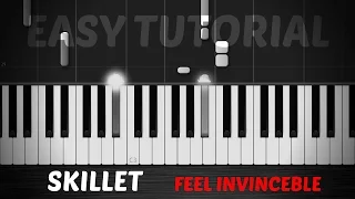 Skillet - Feel Invincible - Piano Tutorial/Cover - For Beginners
