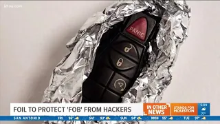 Wrapping FOBs in foil could prevent theft