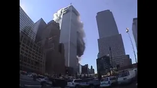 9/11 footage filmed in Lower Manhattan (South Tower Collapse)