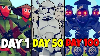 I Spent 100 Days in Modded TABS! (Totally Accurate Battle Simulator)