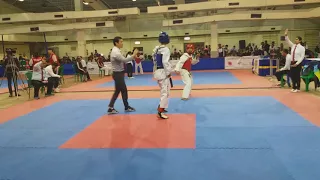 prabesh pandit fight on international taekwondo .c (Nepal vershes bangladash)Nepal prabesh winer