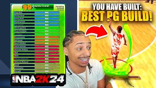 OVER POWERED POINT GUARD BUILD IN NBA 2K24 - UNLIMITED ANKLE BREAKERS + GREENLIGHTS EVERYTIME