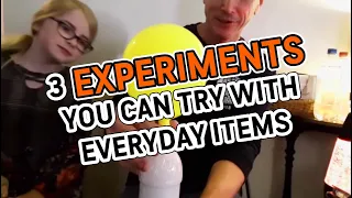 3 WEATHER EXPERIMENTS | #1 Balloon inflation, #2 Tornado in a bottle, #3 Rain in a cup