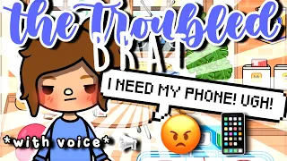 The Troubled Brat 🙄😵‍💫 || *WITH VOICE* 📢 (❌ NOT MINE) || Toca Boca Roleplay || Tiktok Roleplay