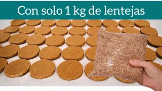 4 VECES MAS BARATO que la carne! Salen 50 unidades! MUY FACIL! Rendidora receta!