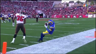 Sticky fingers OBJ 🖐🏾🖐🏾. Odell Beckham with the nice catch: Rams vs Bucs - NFL Playoffs