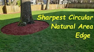 Edging and Mulching Around a Tree or Bed