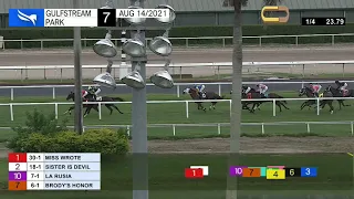 Gulfstream Park Carrera 7 - 14 de Agosto 2021