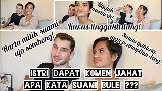 ISTRI DAPAT KOMEN JAHAT, APA KATA SUAMI BULE?? KOMEN NETIJEN EMANG PEDES BANGET DAH!