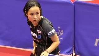 Mima Ito 伊藤美誠 vs 黃歆 | U21 Girls | 荻村杯国際卓球選手権2013