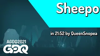 Sheepo by QueenSnopea in 21:52 - Awesome Games Done Quick 2021 Online