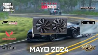 AMD RX 580 8GB EN 2024 - TEST EN JUEGOS