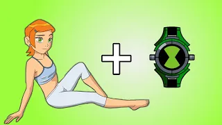 Gwen 10 Fusion form of Ben 10 alien force Omnitrix | Mobile coloring