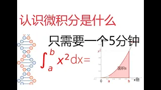 认识微积分，只需要一个5分钟