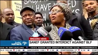 July 7, 2017: Sanef granted interdict against Black First Land First Movement (BLF)