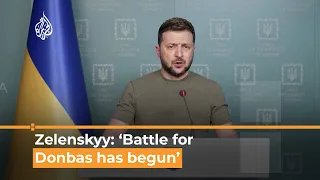 ‘Battle for Donbas has begun’, says Zelenskyy I AJ #shorts