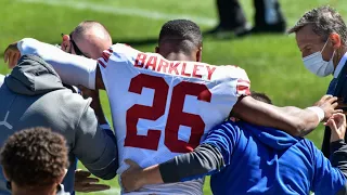 Saquon Barkley torn ACL injury vs. Bears | NFL