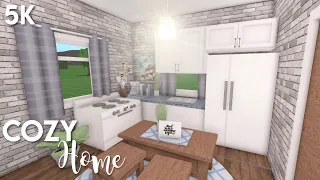 5k No-Gamepass Cozy Home | Bloxburg ROBLOX speedbuild