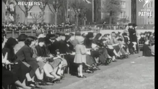 Cossacks perform on horseback at Paddington (1938)