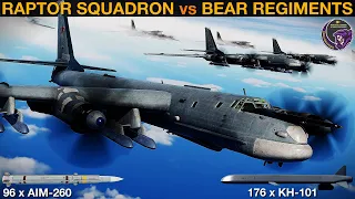 Could An F-22 Squadron Defend Guam From Two Russian Tu-95 Bomber Regiments (WarGames 193) | DCS