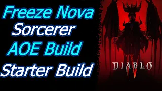 Diablo 4 Freeze Nova Sorcerer Starter Build