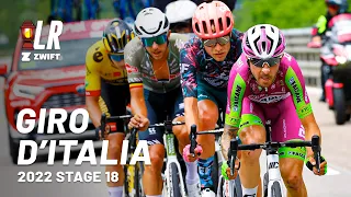 Peloton Makes A Fatal Mistake | Giro d'Italia Stage 18 | Lanterne Rouge x Zwift