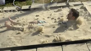 World's largest dry liquid sand pit