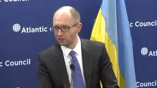 Ukrainian Prime Minister Arseniy Yatsenyuk